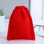 flocking red Dust Bags