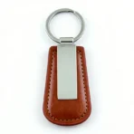 Car Leather Keychain good quality fast production Manufacturer Wholesale Key holder Custom Brand Souvenir Promotional PU Keyring ENJOYHOUSE-273 - Image 6